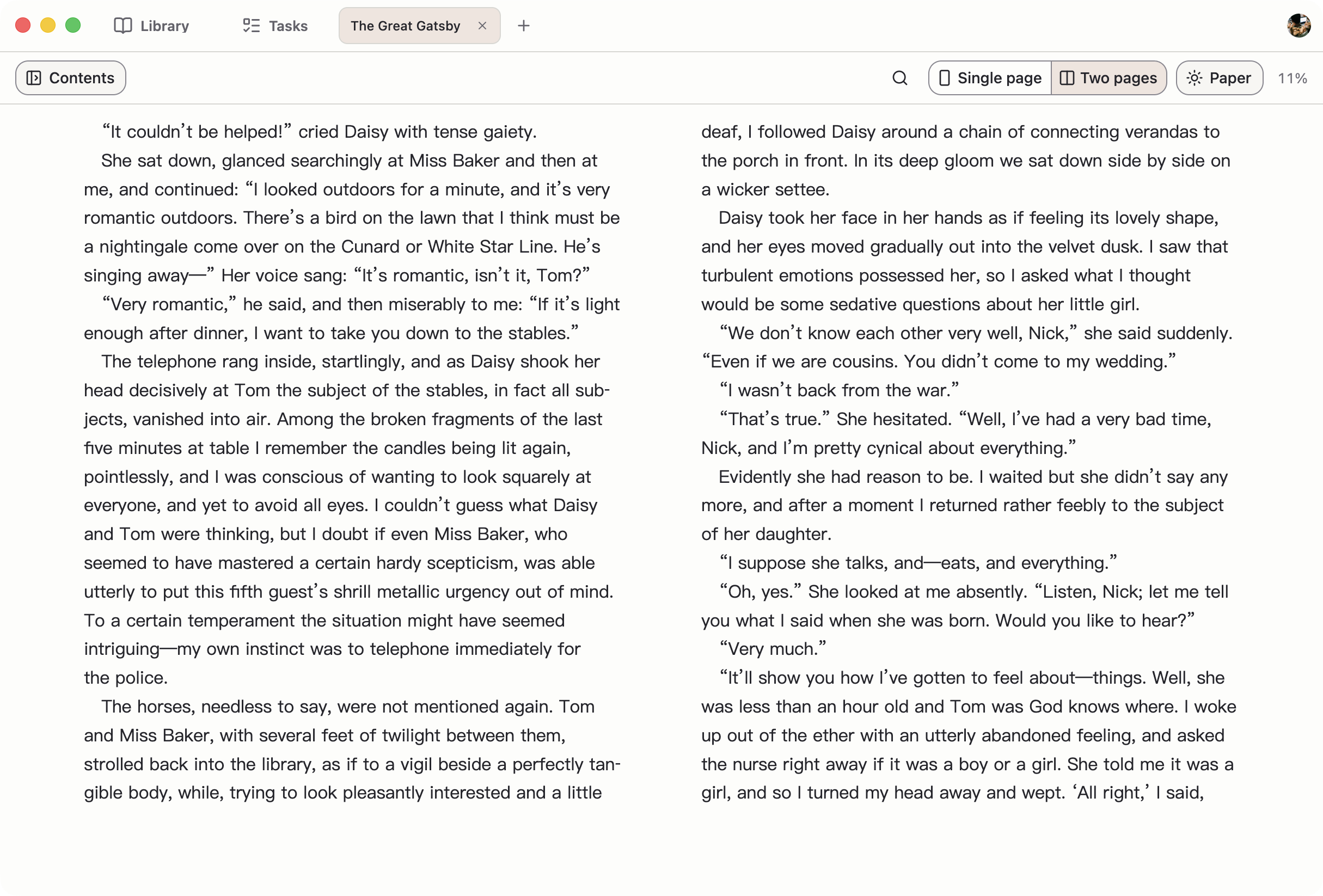 An EPUB open in the PDF Craft desktop reader